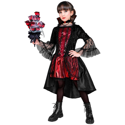 "VAMPIRIN" (Kleid, Halskette) – Detailansicht