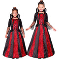 "VAMPIRIN" (Kleid mit Reifrock, Halsband) – Vorderansicht