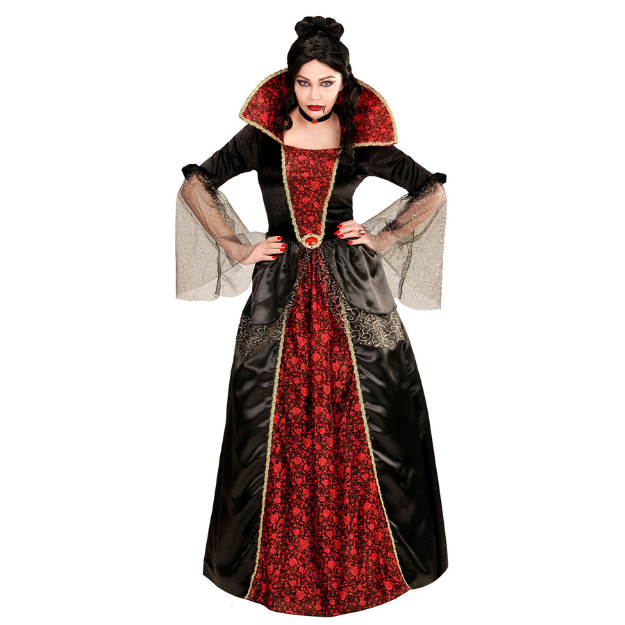 "VAMPIRIN" (Kleid mit Reifunterrock) – Detailansicht