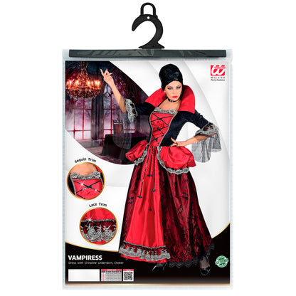 "VAMPIRIN" (Kleid mit Unterrock & Reifrock, Halsband) – Ansicht 5