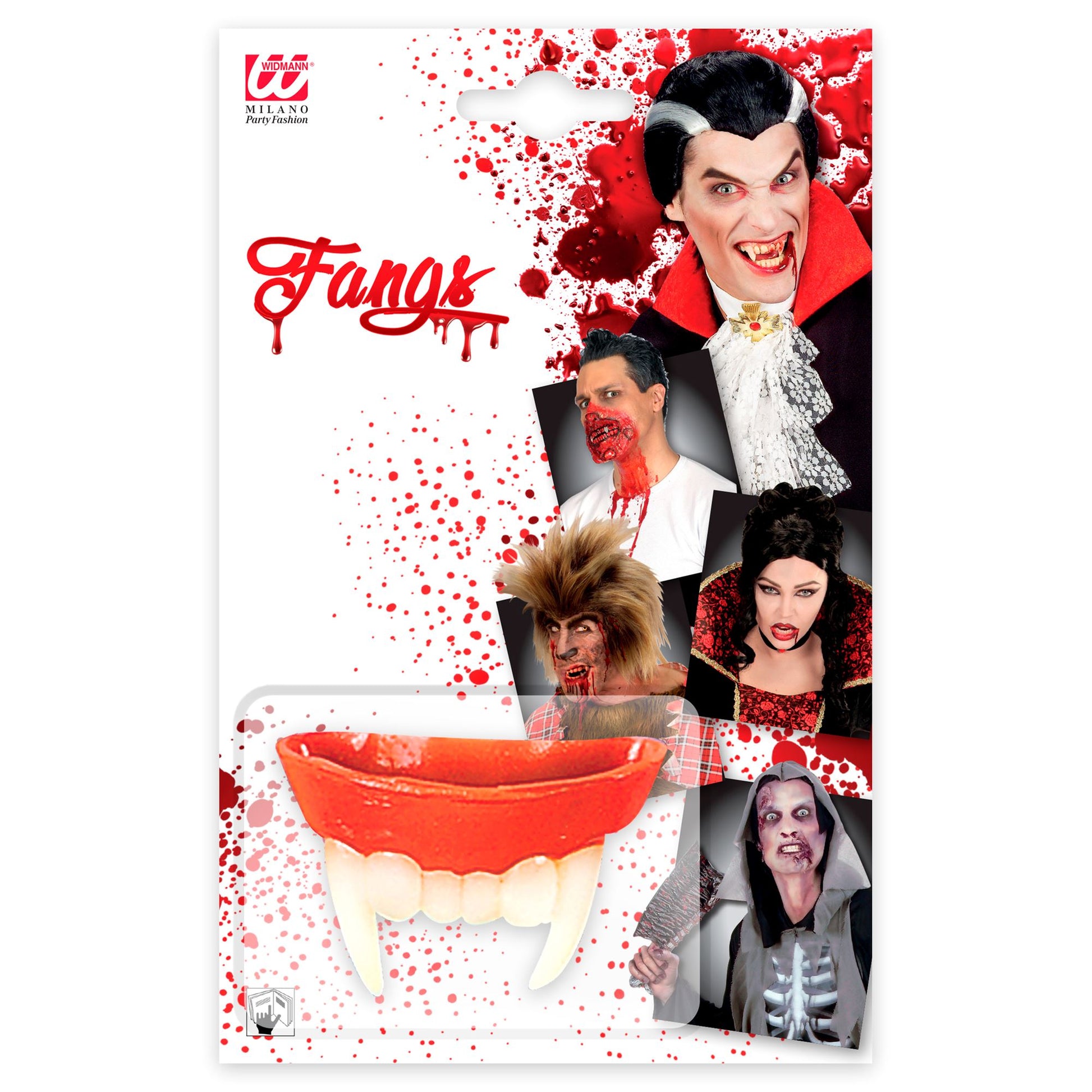 "VAMPIRZÄHNE" – Vorderansicht