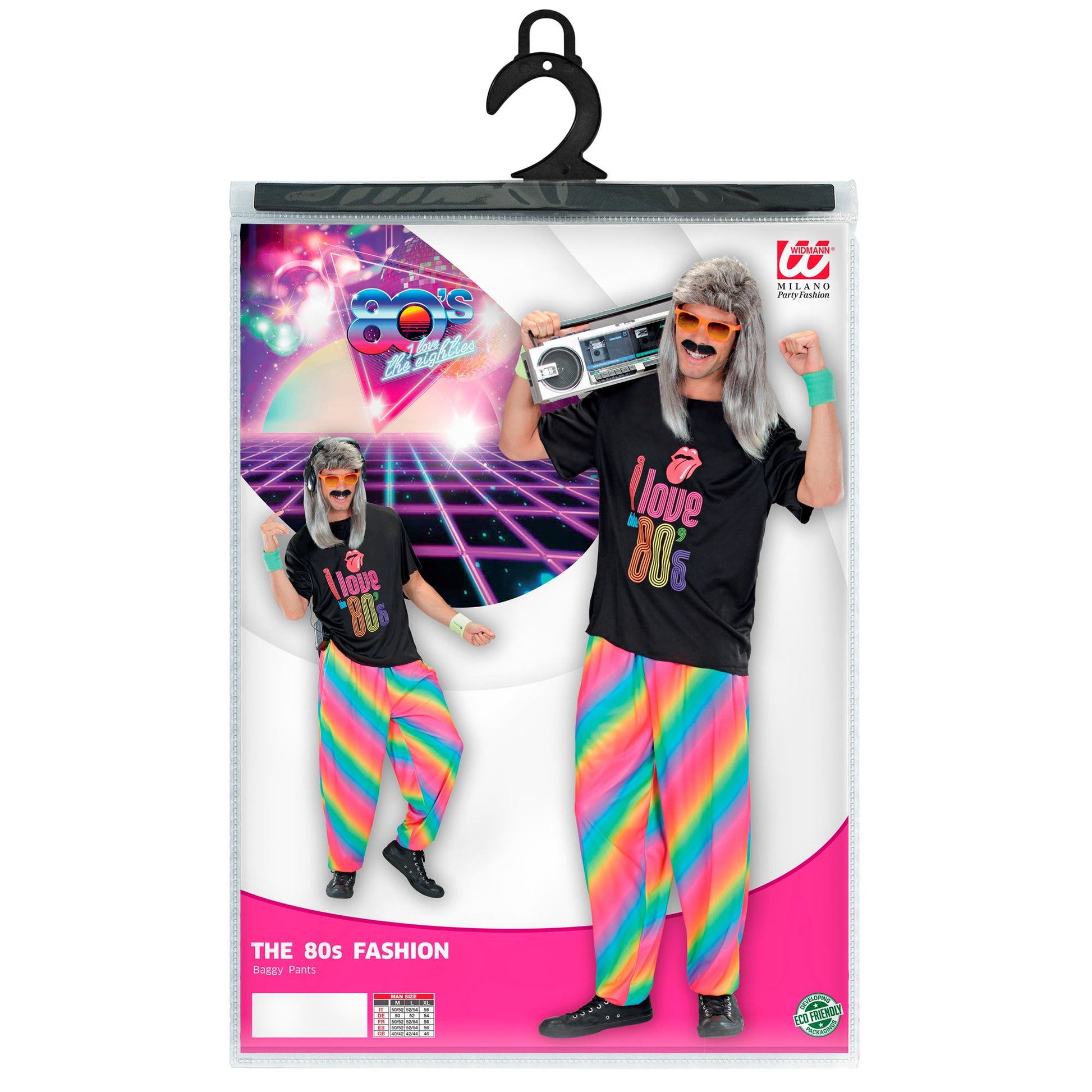 Ve 4 "HOSE 80er JAHRE - REGENBOGEN" – Ansicht 4
