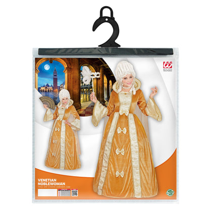 "VENEZIANISCHE EDELDAME" (Kleid mit Reifunterrock, Umhang) – Ansicht 5