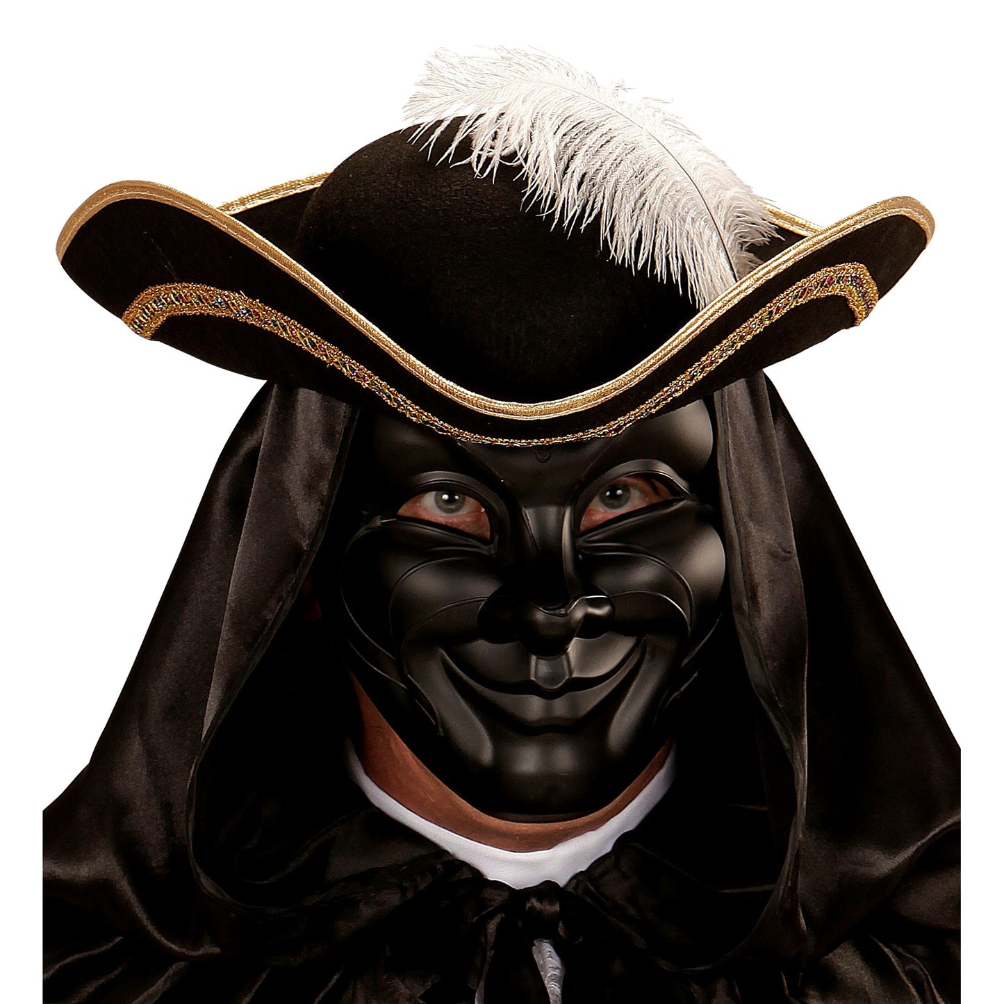 "VENEZIANISCHE MASKE DARK MAN" – Detailansicht
