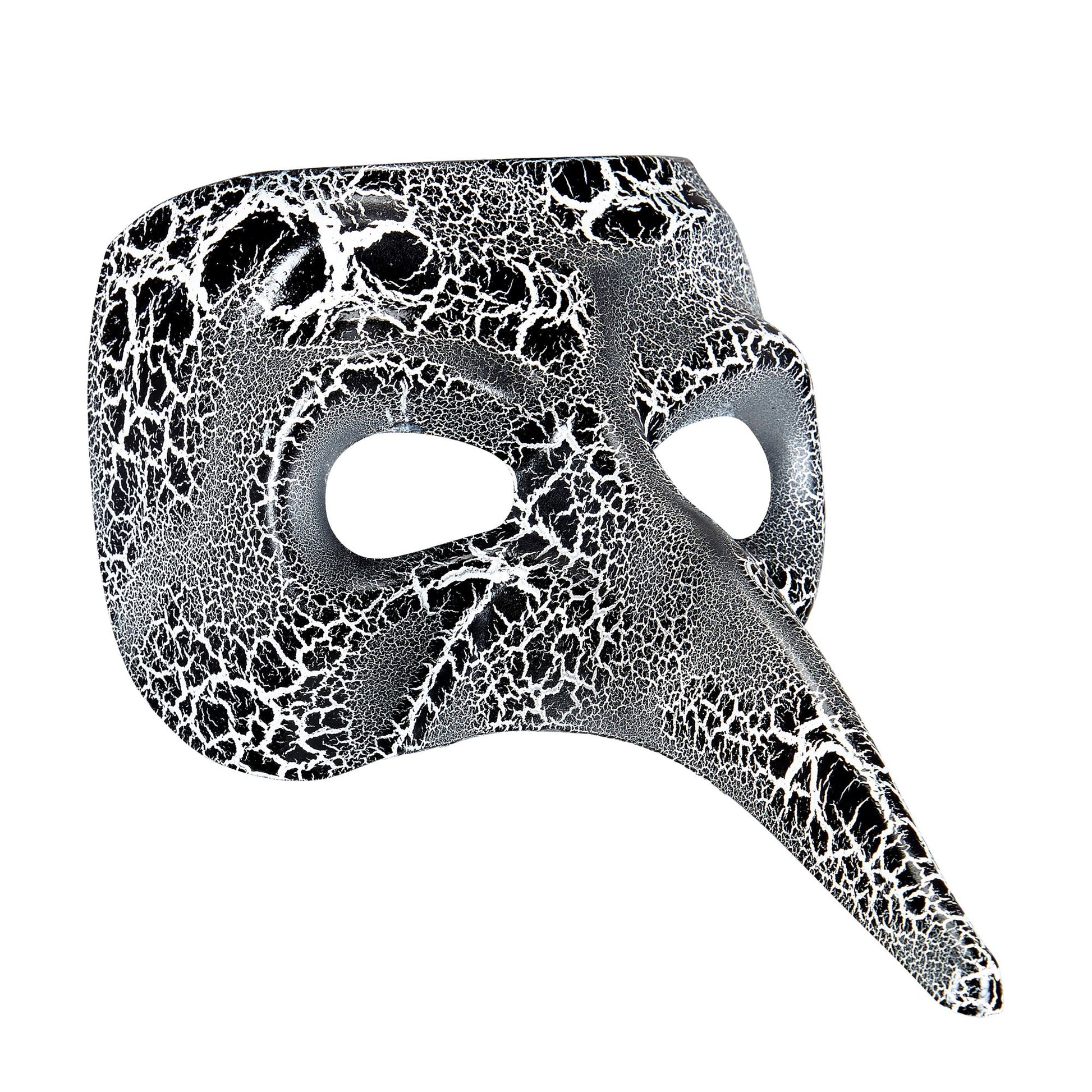 "VENEZIANISCHE MASKE MIT LANGER NASE" – Vorderansicht