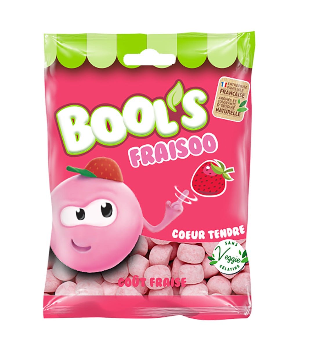 Verquin Cosmic Bool Maxi Kaubonbon Erdbeere 200g Packung