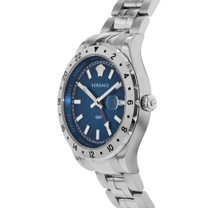 VERSACE HELLENYIUM GMT V11010015 Date Armbanduhr 42 mm