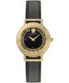 VERSACE LOGO HALO 2H VE3D00322 Only Time Armbanduhr 36 mm Gold ansicht-2