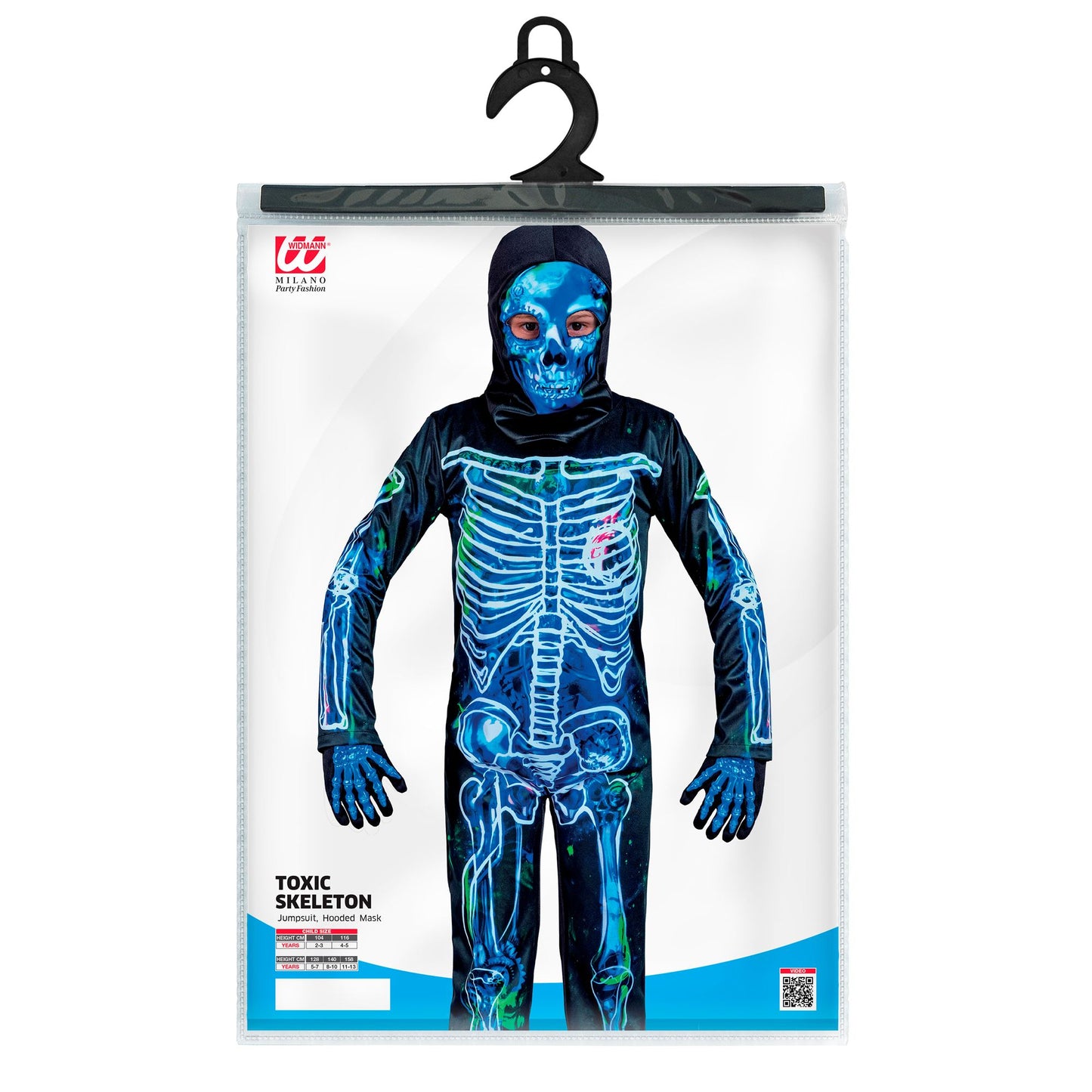 "VERSEUCHTES SKELETT" (Overall, Maske mit Kapuze) – Ansicht 3