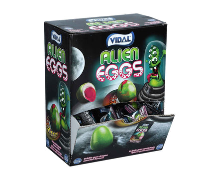 Vidal Alien Eggs 200er Kaugummidragees Grün mit flüssigem Kern 1000 g