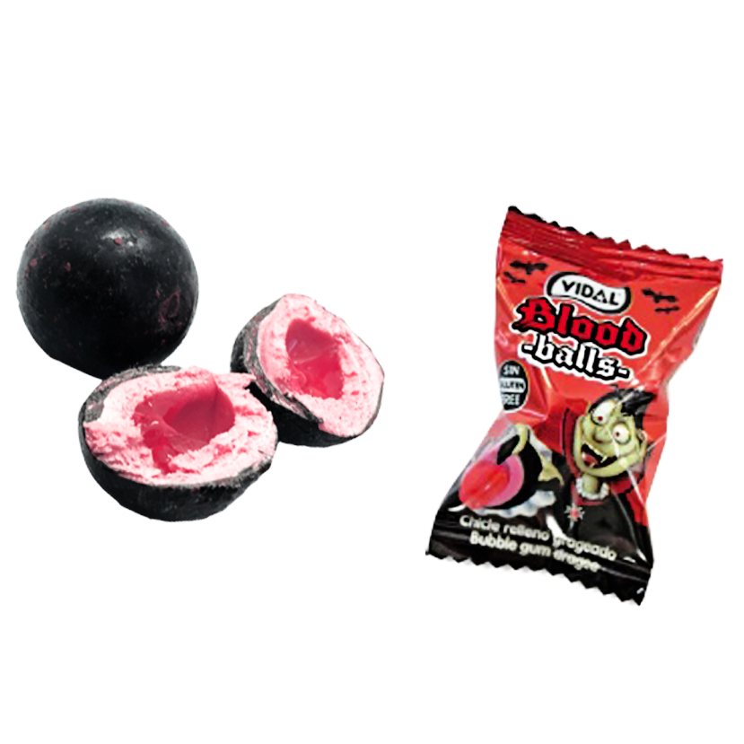 Vidal Blood Balls Kaugummidragees 200 Stück – Detailansicht