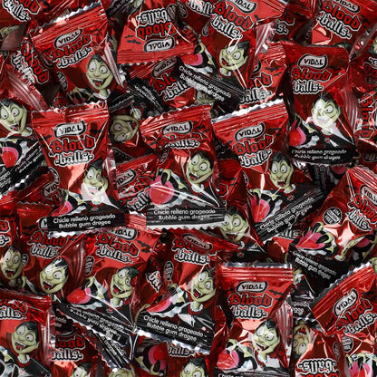 Vidal Blood Balls Kaugummidragees 200 Stück – Seitenansicht