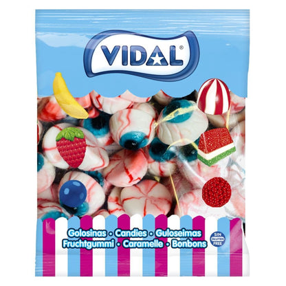 Vidal Bloody Eyes – Fruchtgummi Gruselaugen 1000 g Beutel
