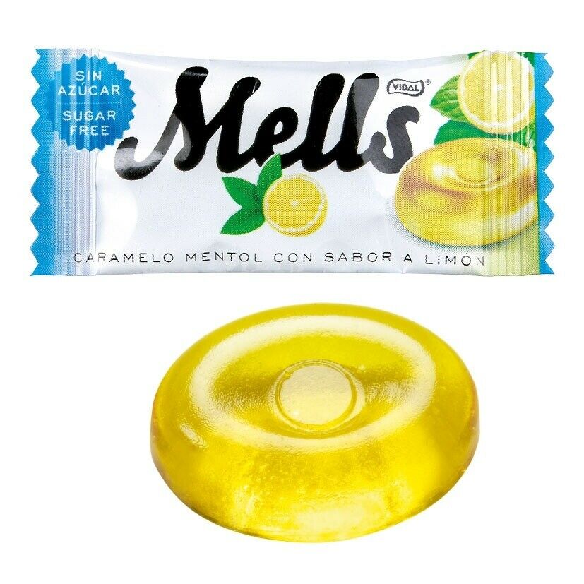 Vidal Mells Lemon & Menthol Sugarfree 300 Stück - 900 g