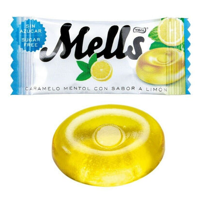 Vidal Mells Lemon & Menthol Sugarfree 300 Stück - 900 g