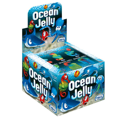 Vidal Ocean Jelly Fruchtgummis 6x11g Meerestiere Geschenkpackung – Detailansicht