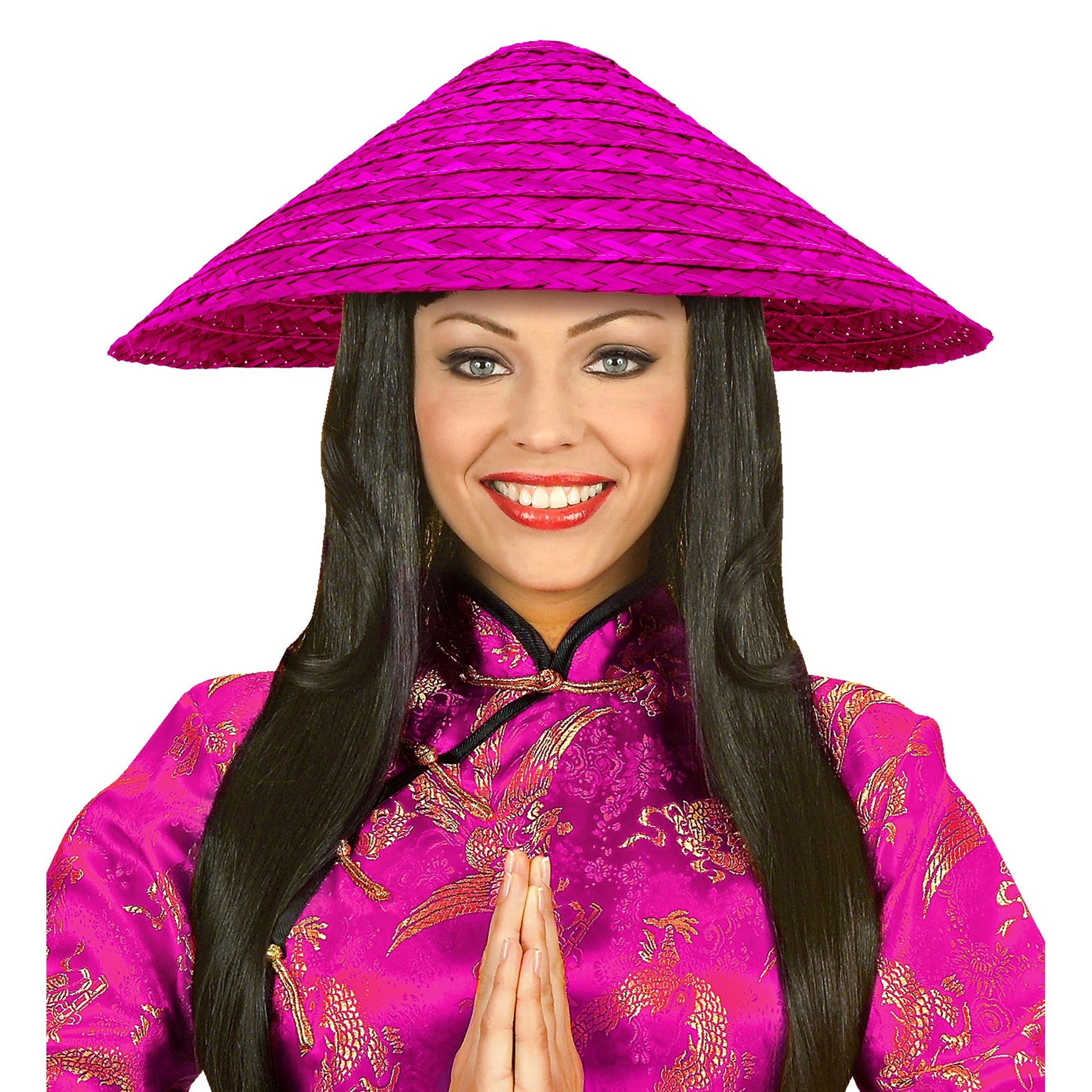 "VIETKONG STROHHUT PINK" – Detailansicht