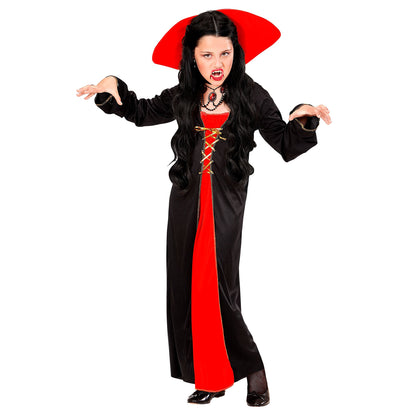 "VIKTORIANISCHE VAMPIRIN" (Kleid, Kragen) – Detailansicht