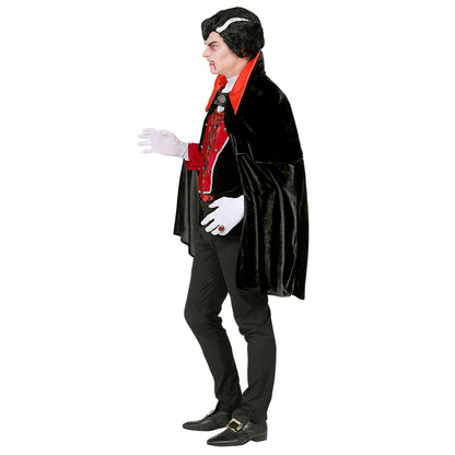 "VIKTORIANISCHER VAMPIR" (Oberteil mit Weste, Jabot, Umhang) – Ansicht 3