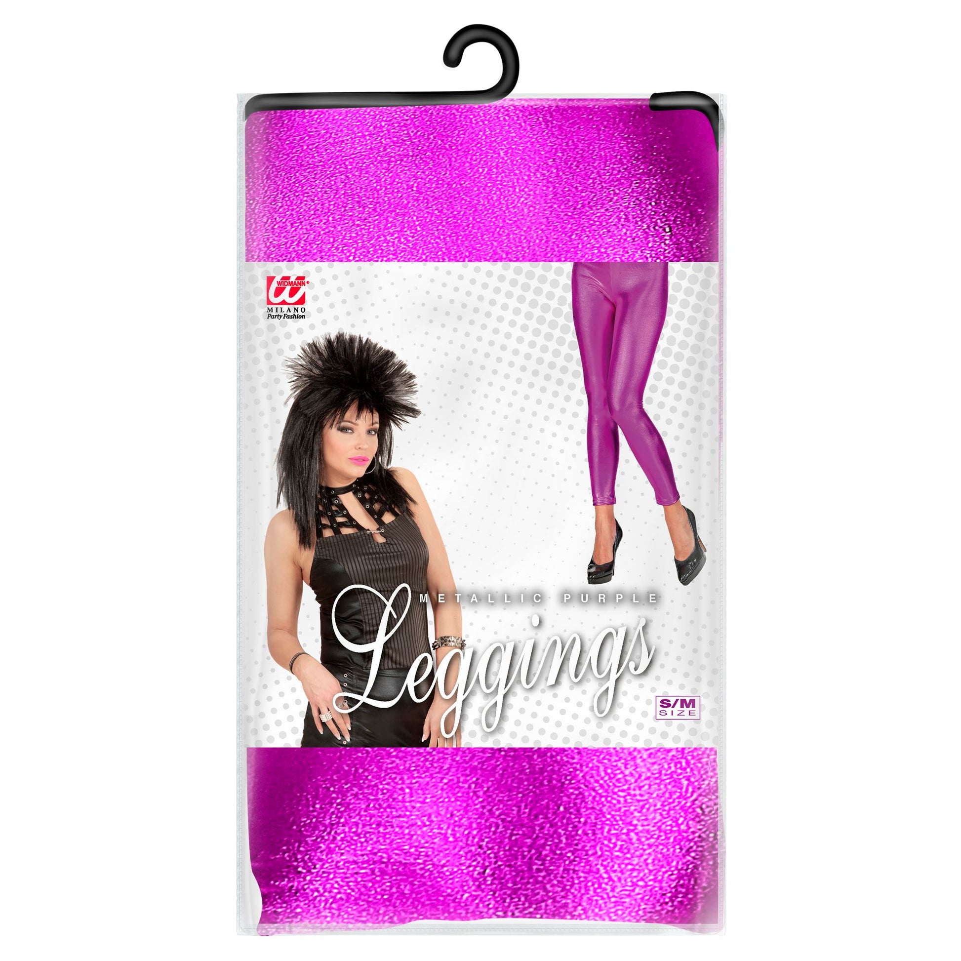 "VIOLETT METALLIC LEGGINGS" – Detailansicht