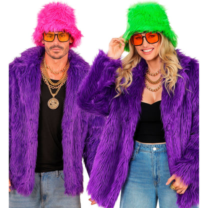 "VIOLETTE PLÜSCHJACKE" – Ansicht 10