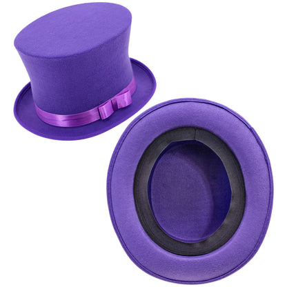 "VIOLETTER ZYLINDER WOLLFILZOPTIK" 16 cm – Ansicht 3