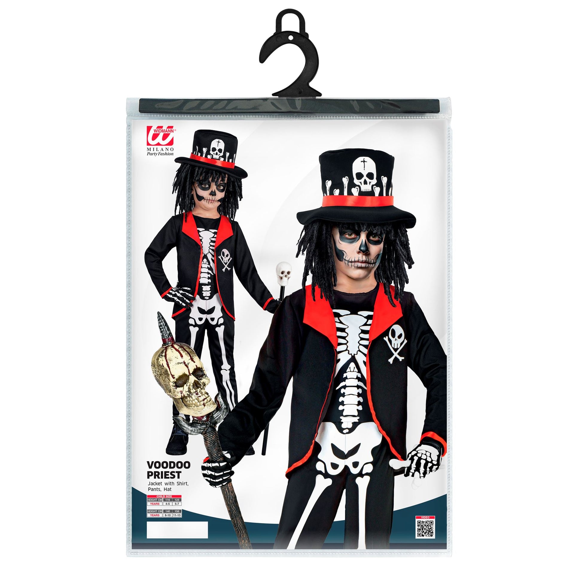 "VOODOO PRIESTER" (Jackett mit Hemd, Hose, Hut) – Ansicht 5