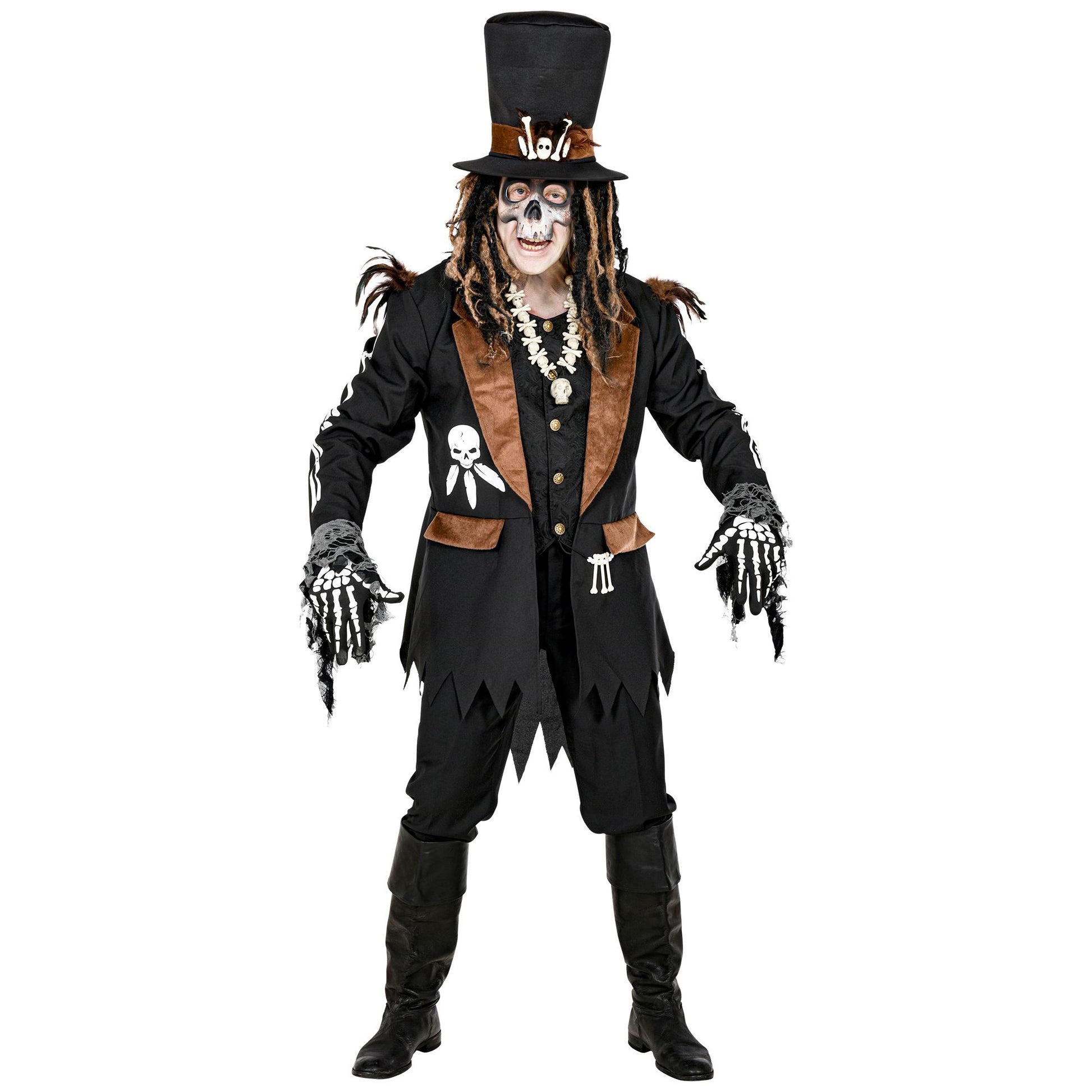 "VOODOO PRIESTER" (Oberteil mit Weste, Hut) – Ansicht 3
