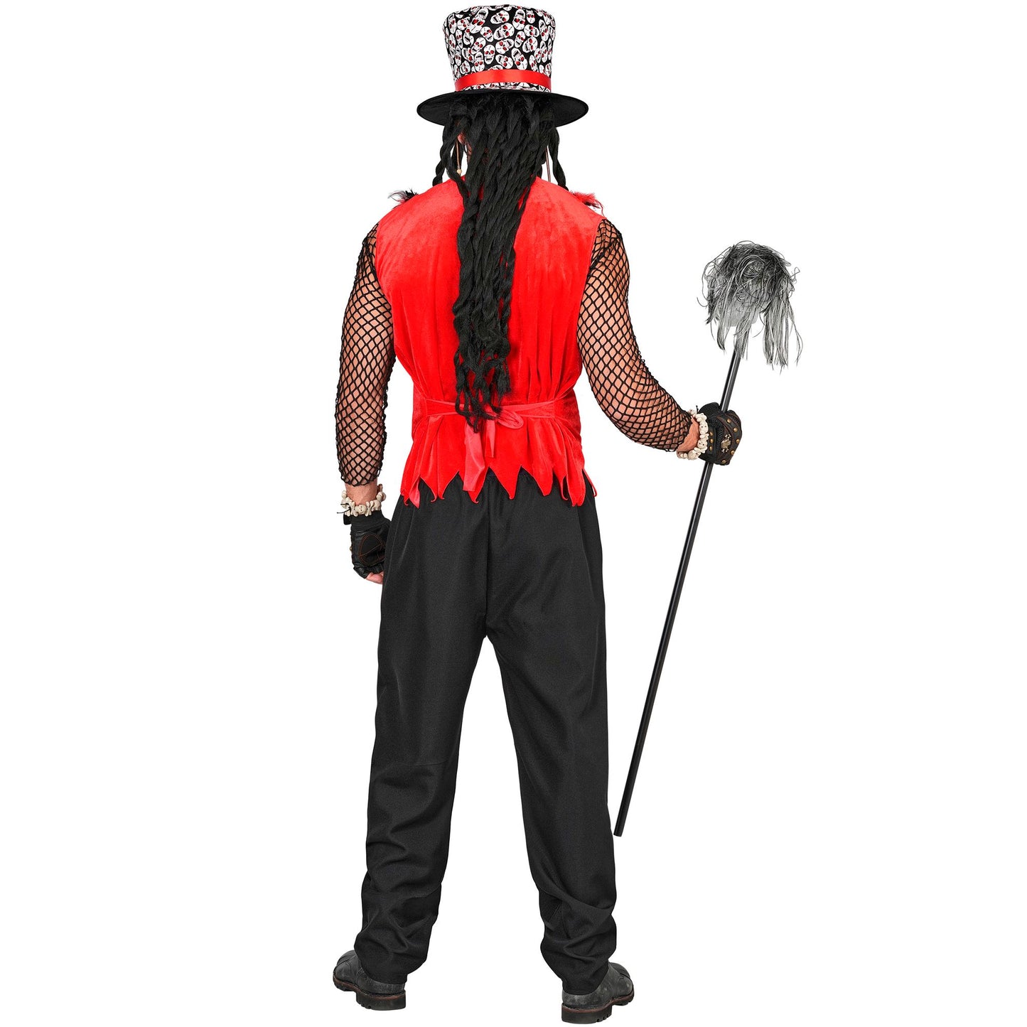 "VOODOO PRIESTER" (Weste, Hose, Hut) – Ansicht 3