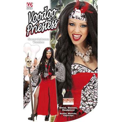 "VOODOO PRIESTERIN" (Kleid, Ärmel, Kopfbedeckung) – Ansicht 3