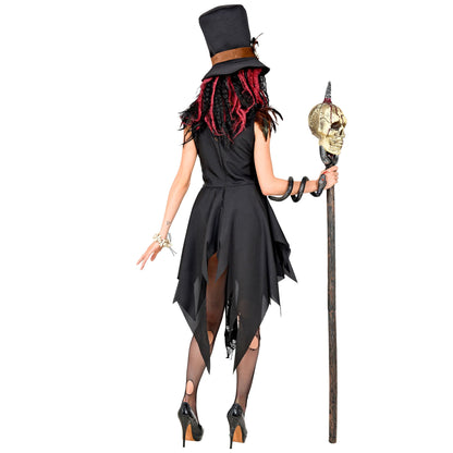 "VOODOO PRIESTERIN" (Kleid, Hut) – Ansicht 4