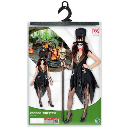 "VOODOO PRIESTERIN" (Kleid, Hut) – Ansicht 5