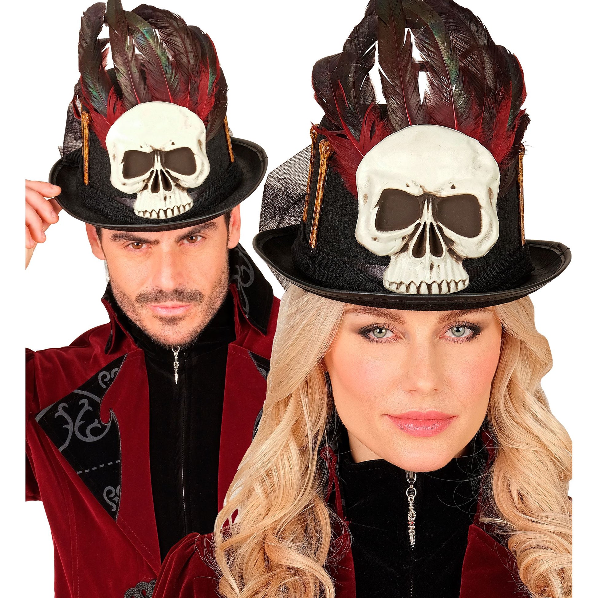 "VOODOO ZYLINDER MIT TOTENKOPF & KNOCHEN" – Ansicht 3