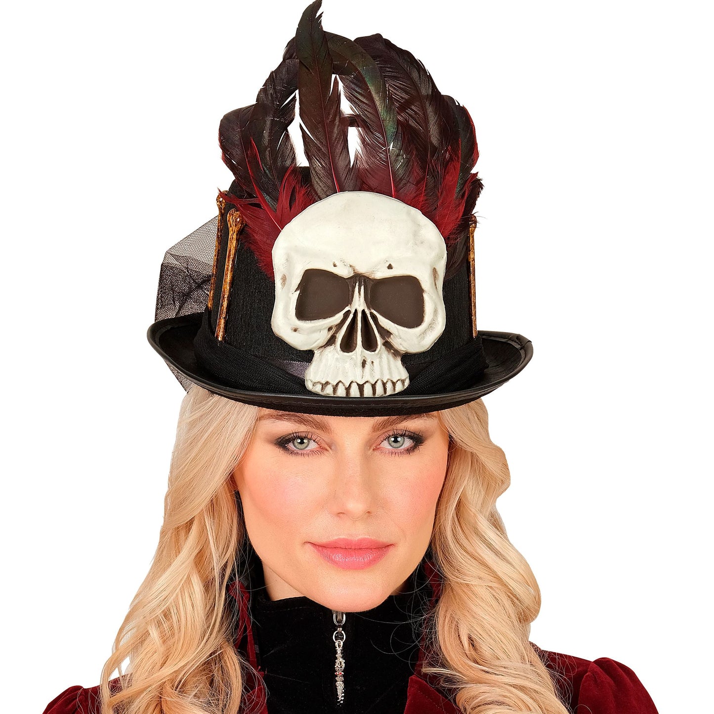 "VOODOO ZYLINDER MIT TOTENKOPF & KNOCHEN" – Ansicht 5