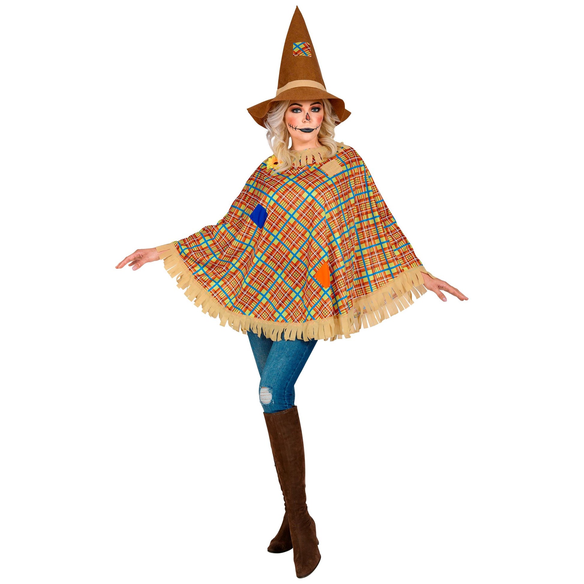 "VORGELSCHEUCHE" (Poncho, Hut) – Ansicht 3