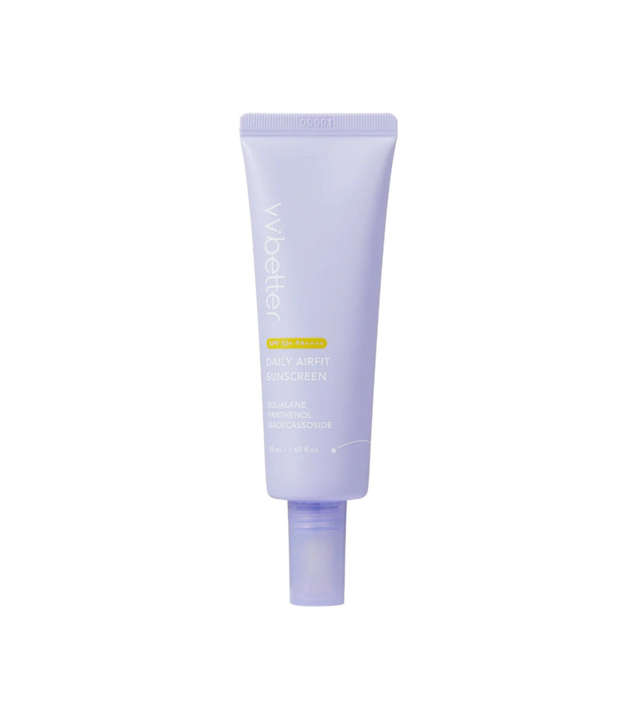 VV Better, Daily Airfit, UV-Schutz, Sonnencreme, Für das Gesicht, SPF50+, 50 ml
