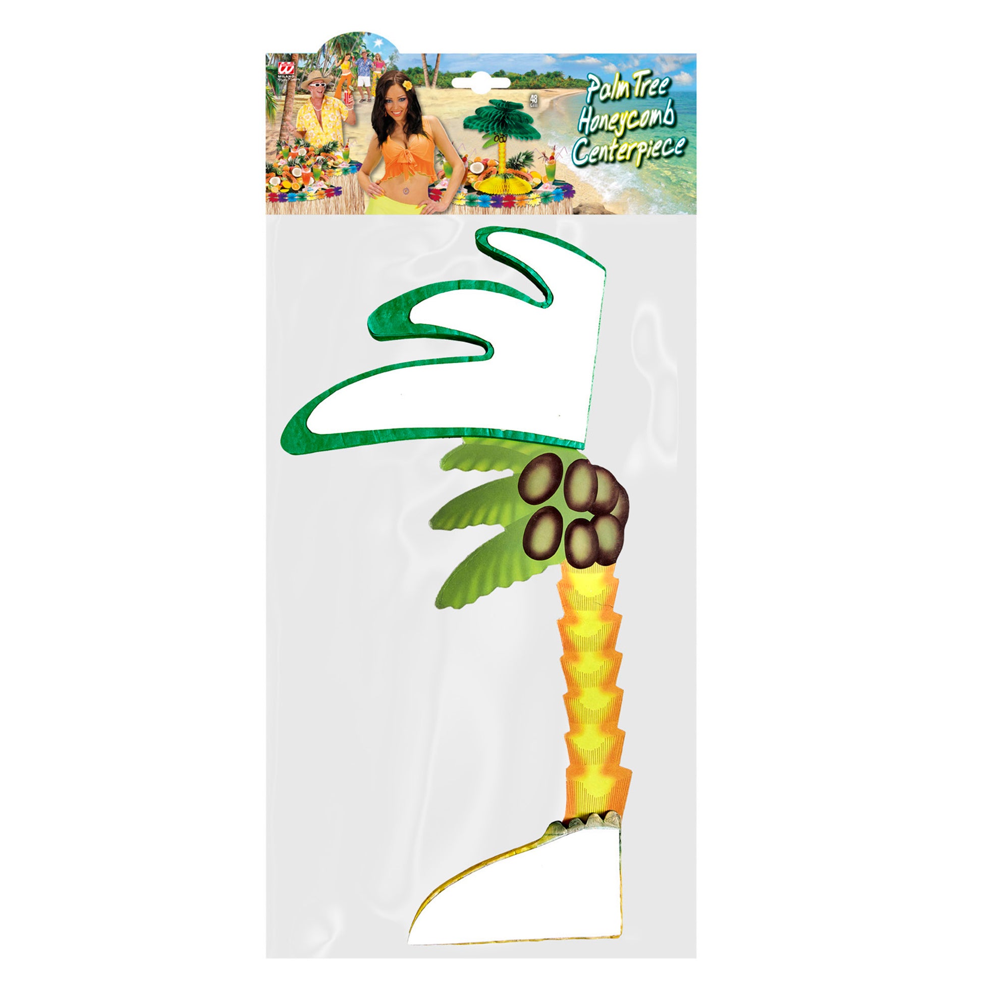 "WABENBALL PALME ZUM AUFSTELLEN" 48 cm – Detailansicht