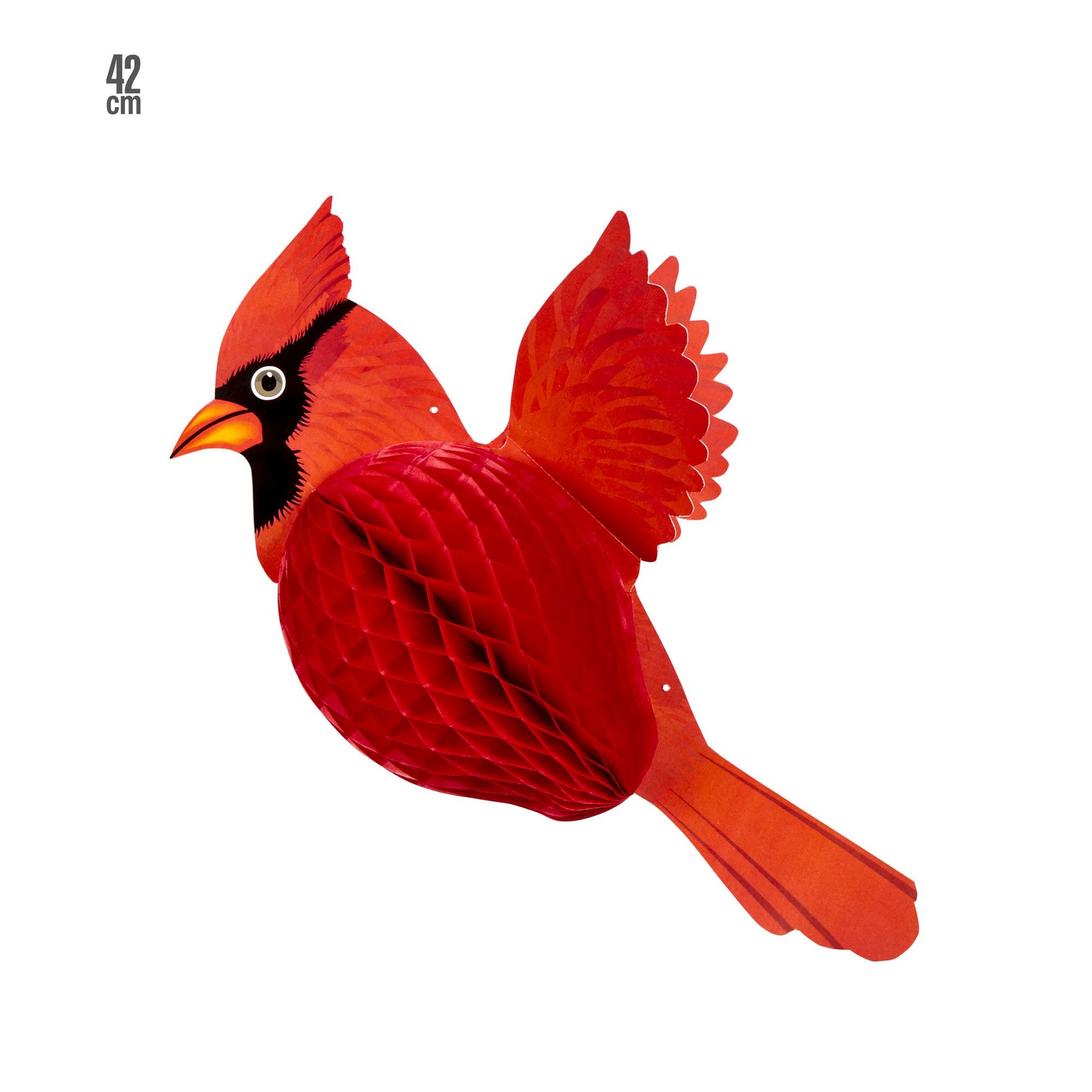 "WABENBALL ROTER KARDINAL" 42 cm – Vorderansicht