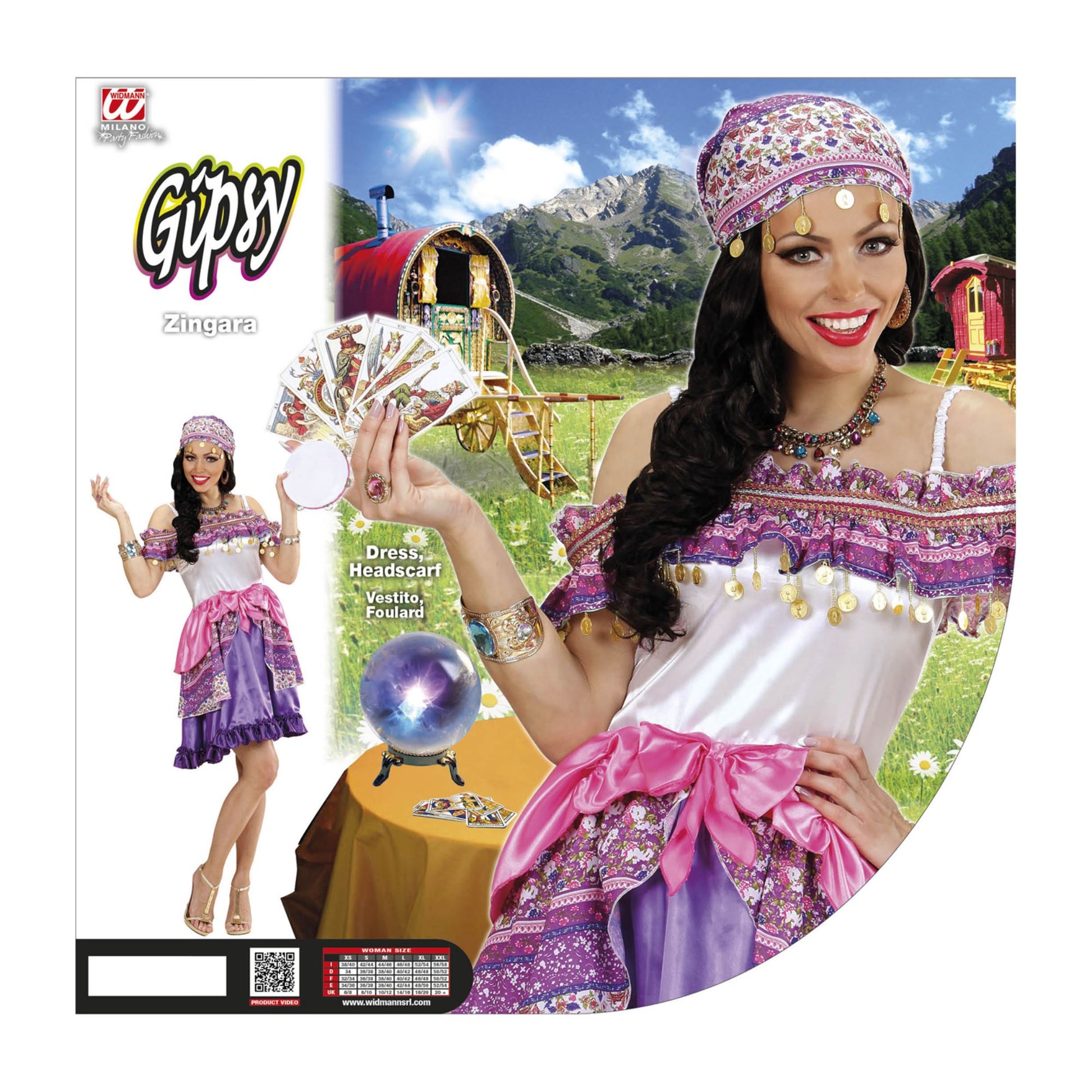 "WAHRSAGERIN" (Kleid, Kopftuch) – Ansicht 5