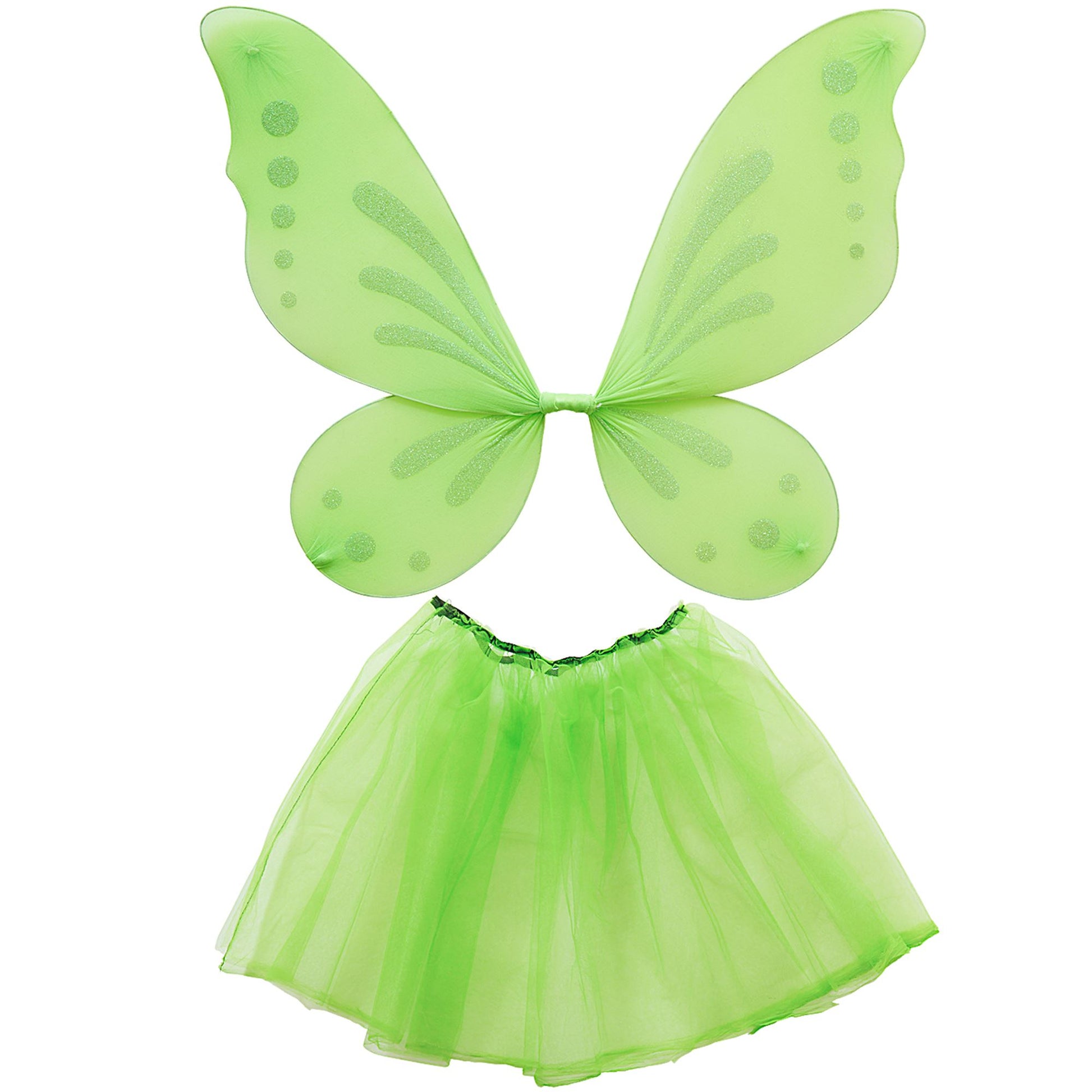 "WALDFEE" Dress-up Set (Flügel, Antennen) – Vorderansicht