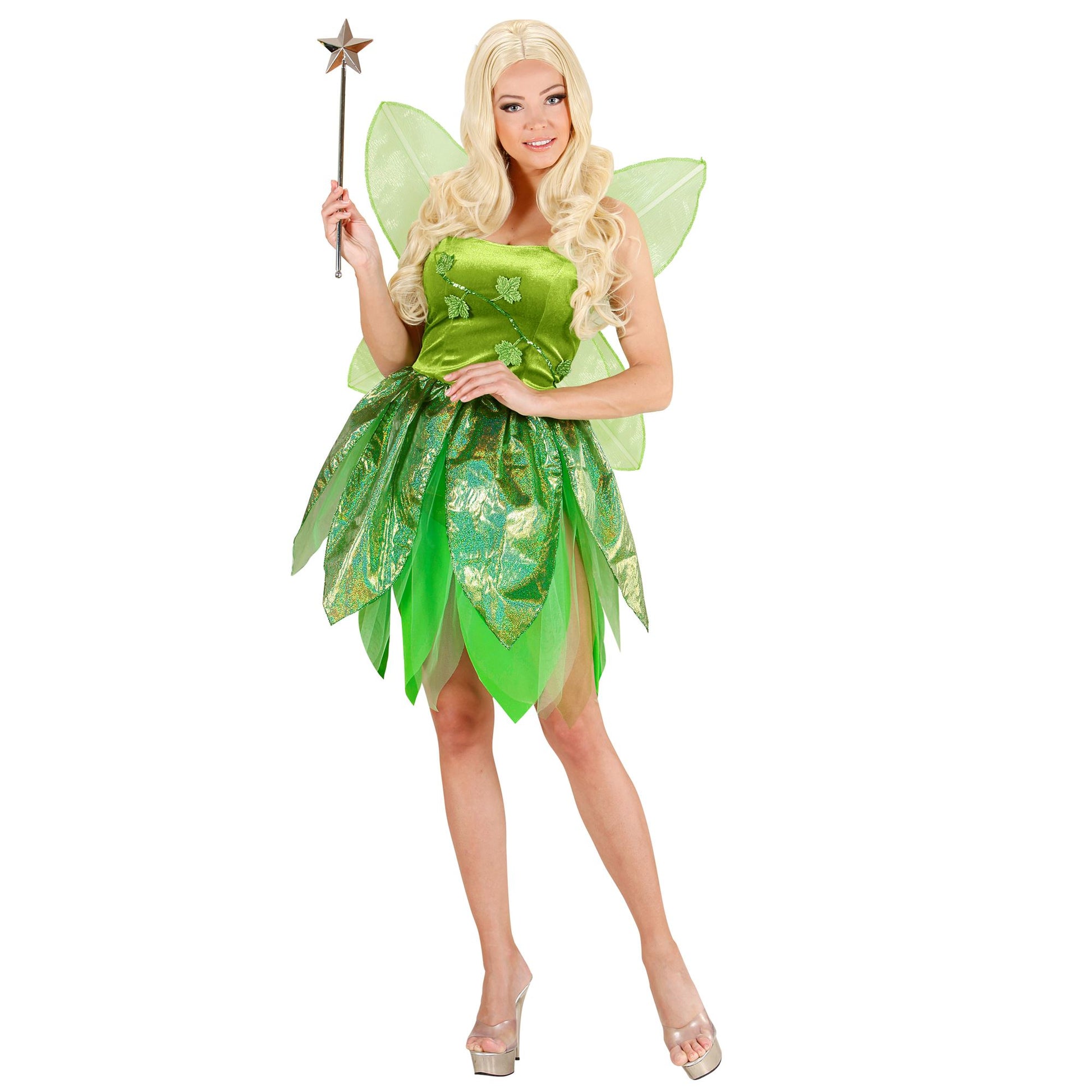 "WALDFEE" (Kleid, Flügel) – Vorderansicht