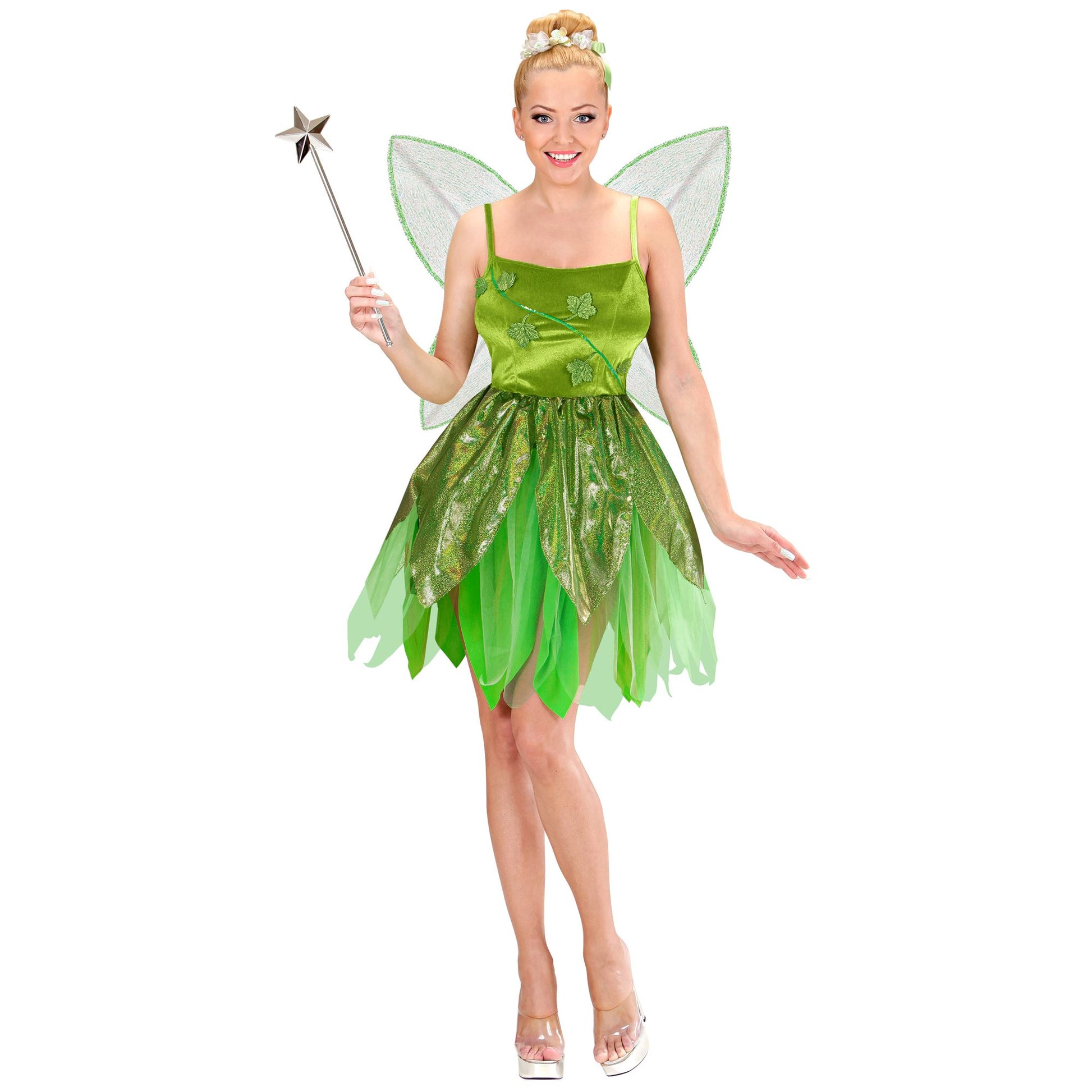 "WALDFEE" (Kleid, Flügel) – Detailansicht