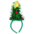 "WEIHNACHTSBAUM MINIHUT" mit Lametta – Vorderansicht