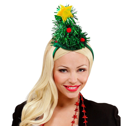 "WEIHNACHTSBAUM MINIHUT" mit Lametta – Ansicht 3