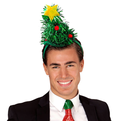 "WEIHNACHTSBAUM MINIHUT" mit Lametta – Ansicht 4