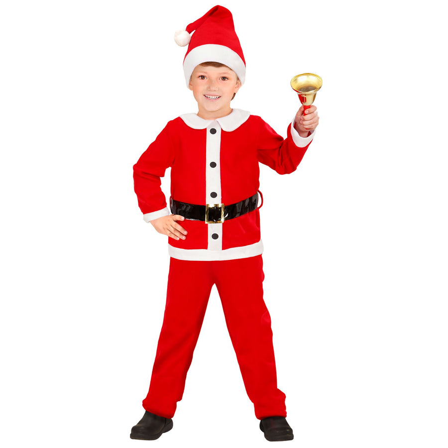 "WEIHNACHTSMANN" aus Flanell (Kasack, Hose, Gürtel, Hut) – Detailansicht