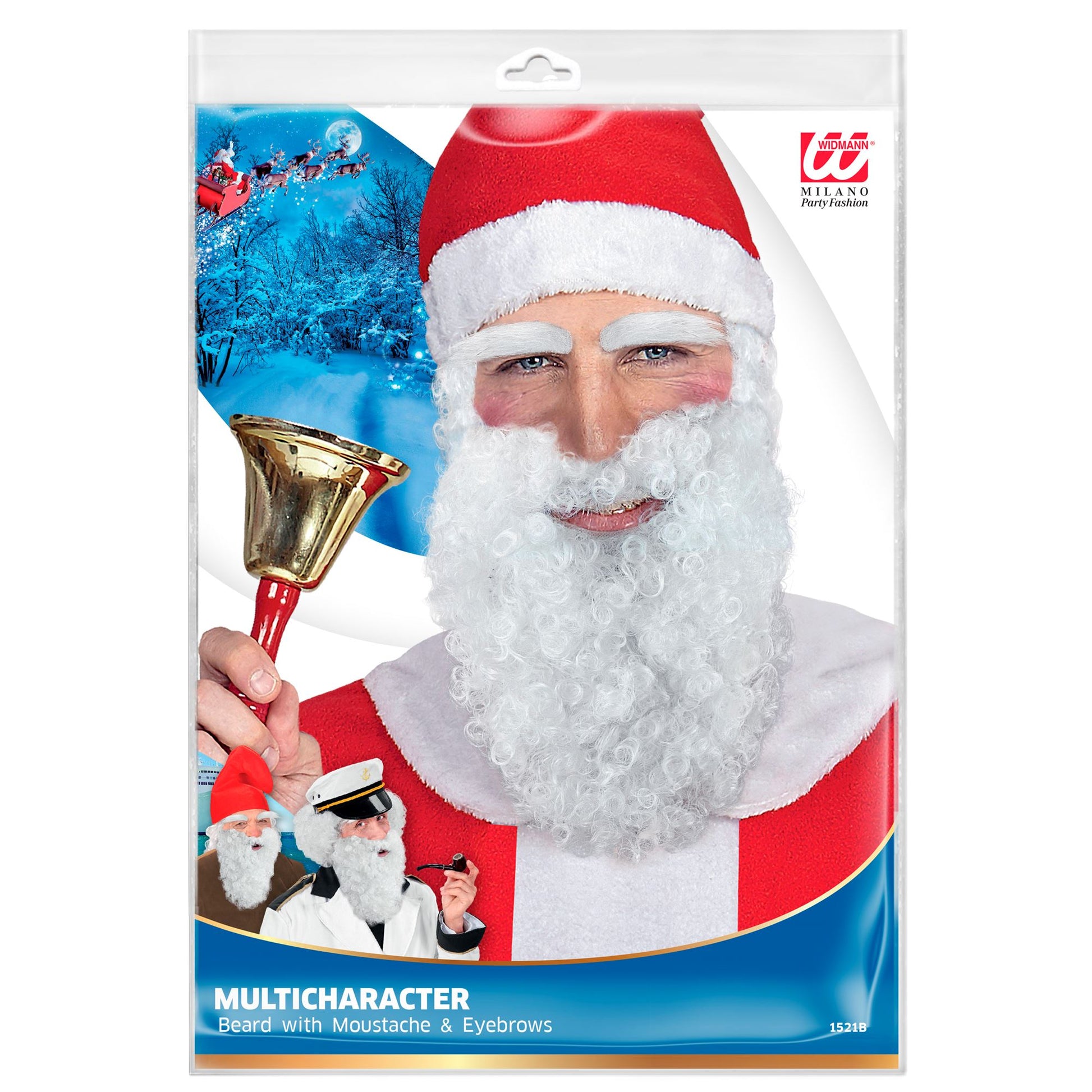 "WEIHNACHTSMANN BART MIT SCHNURRBART UND AUGENBRAUEN" – Detailansicht