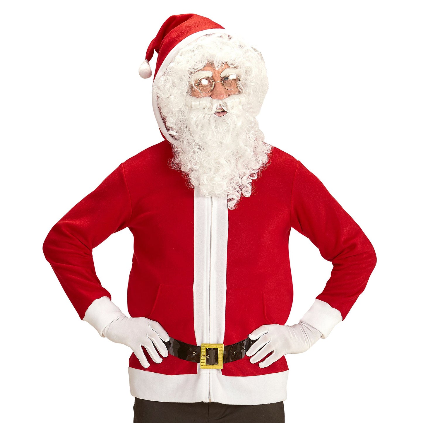 "WEIHNACHTSMANN" (Jacke mit Kapuze, Gürtel) – Ansicht 3