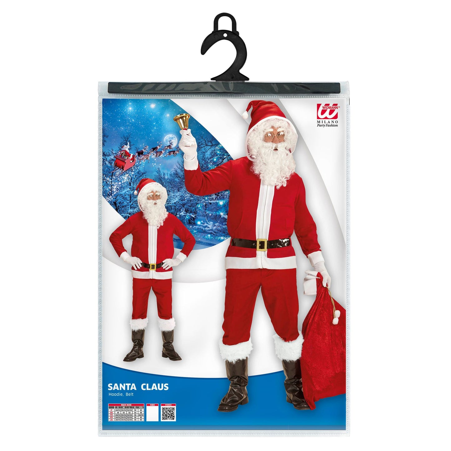 "WEIHNACHTSMANN" (Jacke mit Kapuze, Gürtel) – Ansicht 5