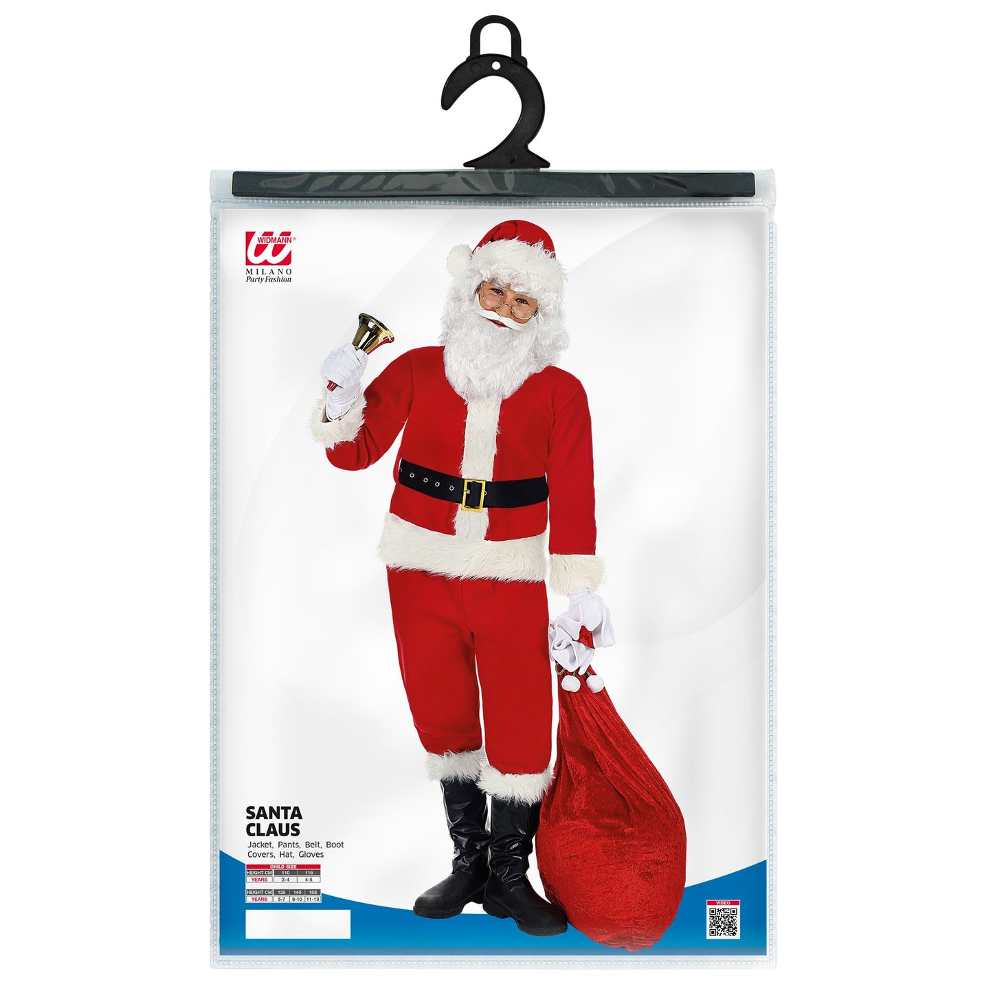 "WEIHNACHTSMANN" (Mantel, Hose, Gürtel, Stiefelüberzieher, Mütze, Handschuhe) – Ansicht 3